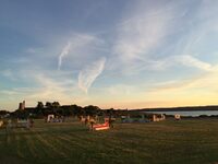 Concours hippique de St Vaast la Hougue à Saint-Vaast-la-Hougue