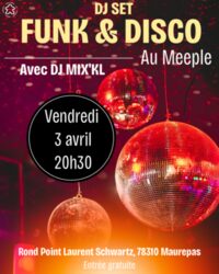 DJ Set Funk & Disco au Meeple à Maurepas