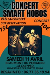 Concert The Smart Hobos à Beaumont-du-Périgord