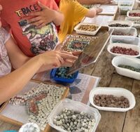 Mosaïque à Saint-Romain-de-Jalionas