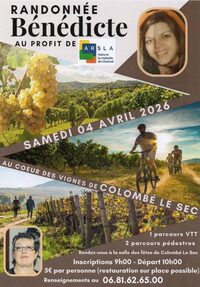 Randonnée Bénedicte à Colombé-le-Sec