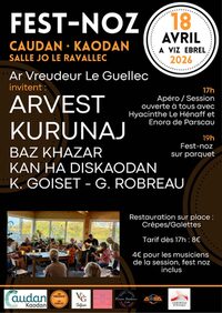 1er Fest Noz AVLG (Ar Vreudeur Le Guellec) à Caudan