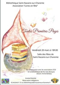 "Toutes premières pages" à Saint-Nazaire-sur-Charente