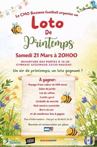 Loto de printemps du CMOB Football à Bassens