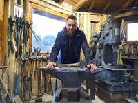 Démonstration de forge à Le Val-d'Ajol