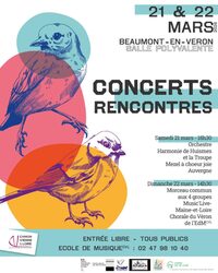 Concerts Rencontres à Beaumont-en-Véron
