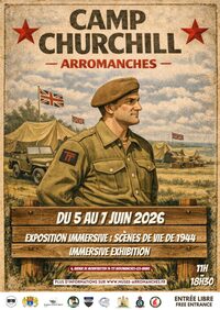 Camp Churchill à Arromanches-les-Bains