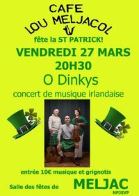 Saint Patrick au café Lou Meljacol à Meljac