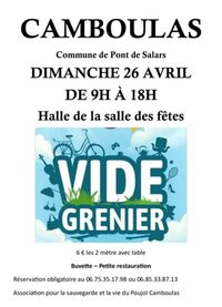 Vide grenier à Pont-de-Salars