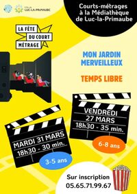 Projection courts métrages 6-8 ans à Luçay-le-Mâle