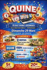 Loto-quine de l'école St Georges à Entraygues-sur-Truyère
