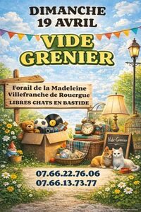Vide-grenier à Villefranche-de-Rouergue