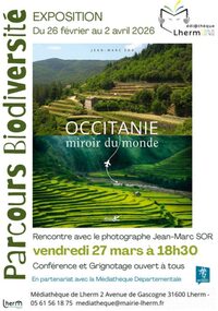 RENCONTRE / CONFÉRENCE AVEC L'AUTEUR ET PHOTOGRAPHE JEAN MARC SOR à Lherm