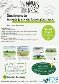 Dessinons le Marais Noir de Saint-Clouban à Saint-Père-Marc-en-Poulet
