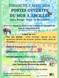 Portes ouvertes du mur à abeilles à Tessy-Bocage