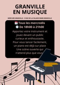 Granville en musique - scène ouverte à Granville