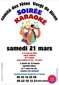 Soirée karaoké à Vergt-de-Biron