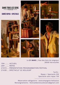 Soirée SPECTACLE + REPAS à Vernouillet