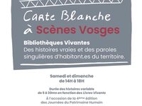 Carte Blanche n°12  - Bibliothèques Vivantes à Plombières-les-Bains