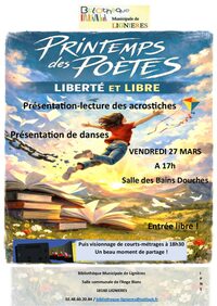 Printemps des poètes à Lignières