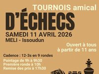 Tournois amical d'échecs à Issoudun