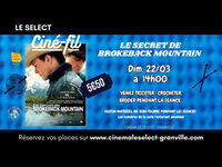 Ciné-fil : Brokeback Mountain à Granville