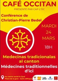 Café Occitan : Conférence sur les Médecines traditionnelles d'ici à Saint-Affrique
