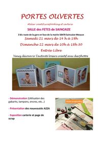 Exposition  de loisirs créatifs avec des photos à Saincaize-Meauce