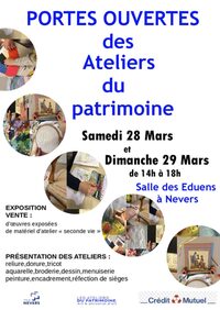Portes Ouvertes de l'association 'Les Ateliers du Patrimoine' à Nevers