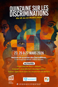 Quinzaine des discriminations - ciné débats à Nantes