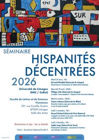 Séminaire Hispanités décentrées à Limoges