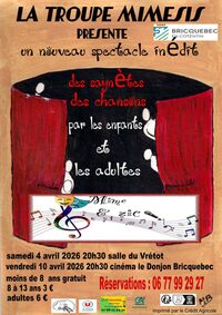 Théâtre : "Mime et Zic" à Bricquebec-en-Cotentin