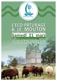 l'Eco-pâturage du parc du Château de la Mare à Jullouville