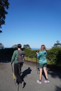 Activité de pleine nature - marche nordique à Saint-Pair-sur-Mer