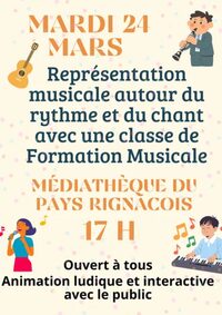 Rendez-vous musical à la médiathèque à Rignac