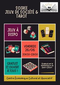 SOIRÉE JEUX DE SOCIÉTÉ à Saint-Cézert