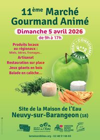 11éme marché gourmand animé à Neuvy-sur-Barangeon