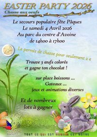 Chasse aux oeufs au Centre social du Véron à Avoine