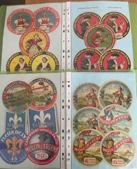 Bourse aux étiquettes de fromage à Lessay