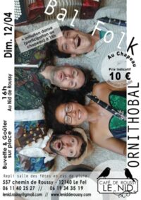 Bal Folk avec l'Ornithobal à Le Fel