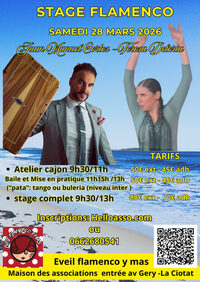Stage de cajon et baile à La Ciotat