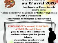 Exposition - Jeunes Talents à Cornimont