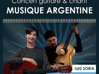 Concert guitare et chant - musique d'Argentine à Mirecourt