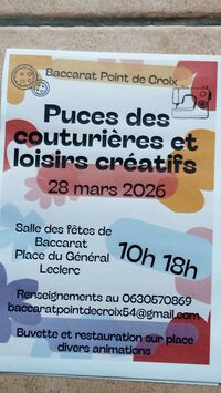 Puce des couturières et loisirs créatifs à Baccarat