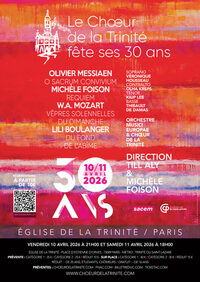 Messiaen, Michèle Foison, Mozart, Lili Boulanger à Paris 9e