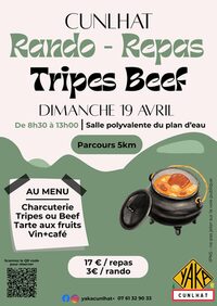Rando - Repas Tripes / Beef à Cunlhat