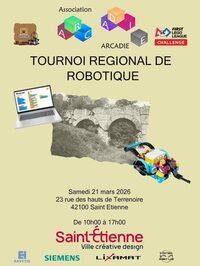 Tournoi de robotique à Saint-Étienne