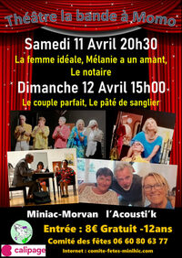 Théâtre : la Bande à Momo à Miniac-Morvan