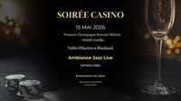 Soirée casino au Champagne Romain Billette à Meurville