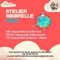 COURS D'AQUARELLE à Aurignac